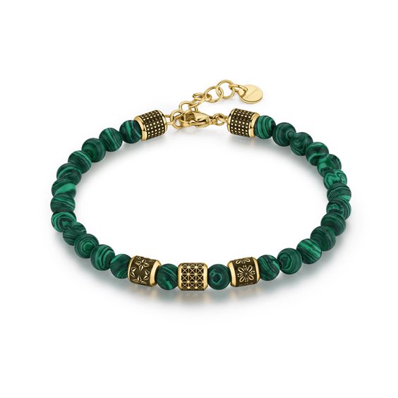 Bracciale Brosway Uomo Bullet in Acciaio Malachite BUL30 - BUL30